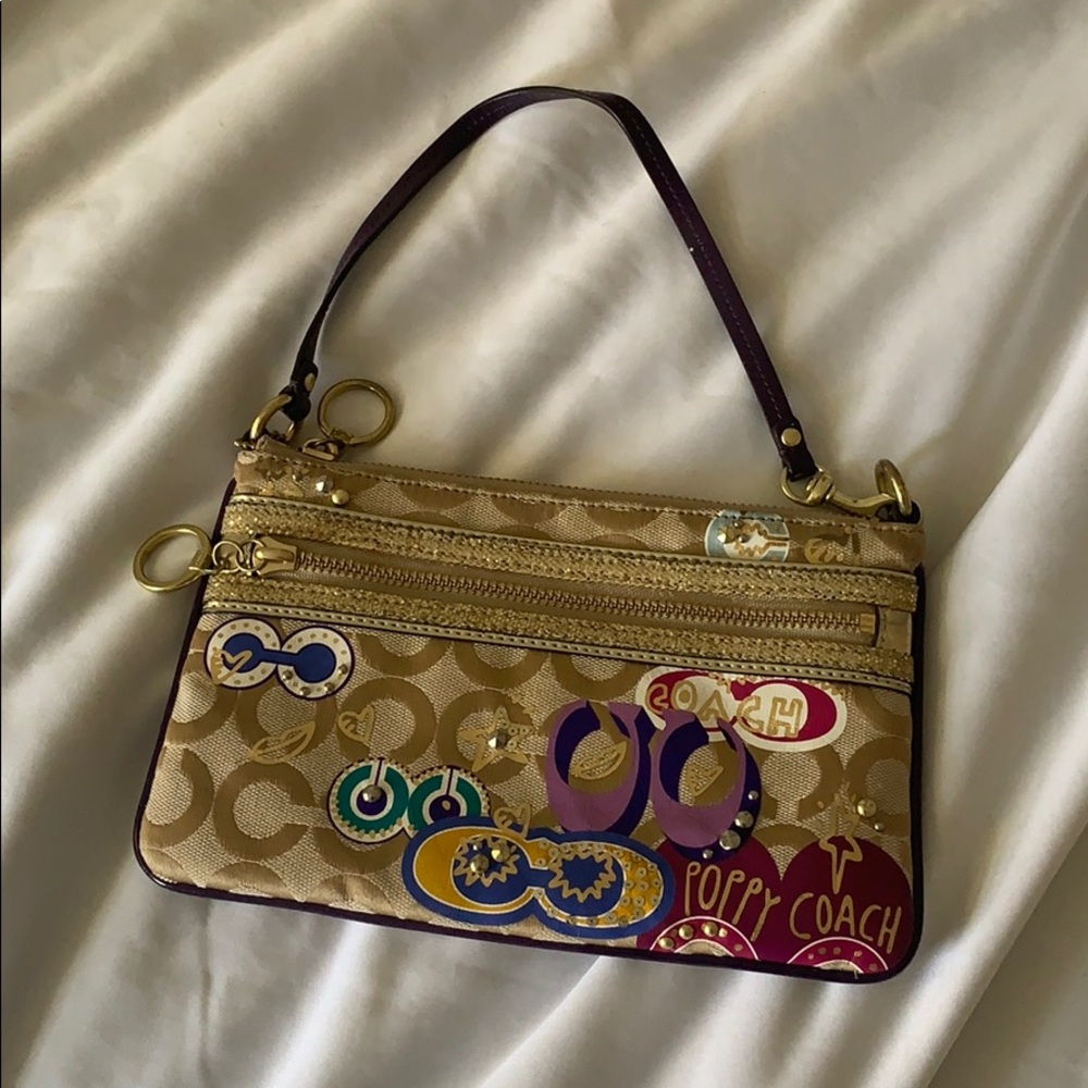 Coach Poppy Collection wristlet